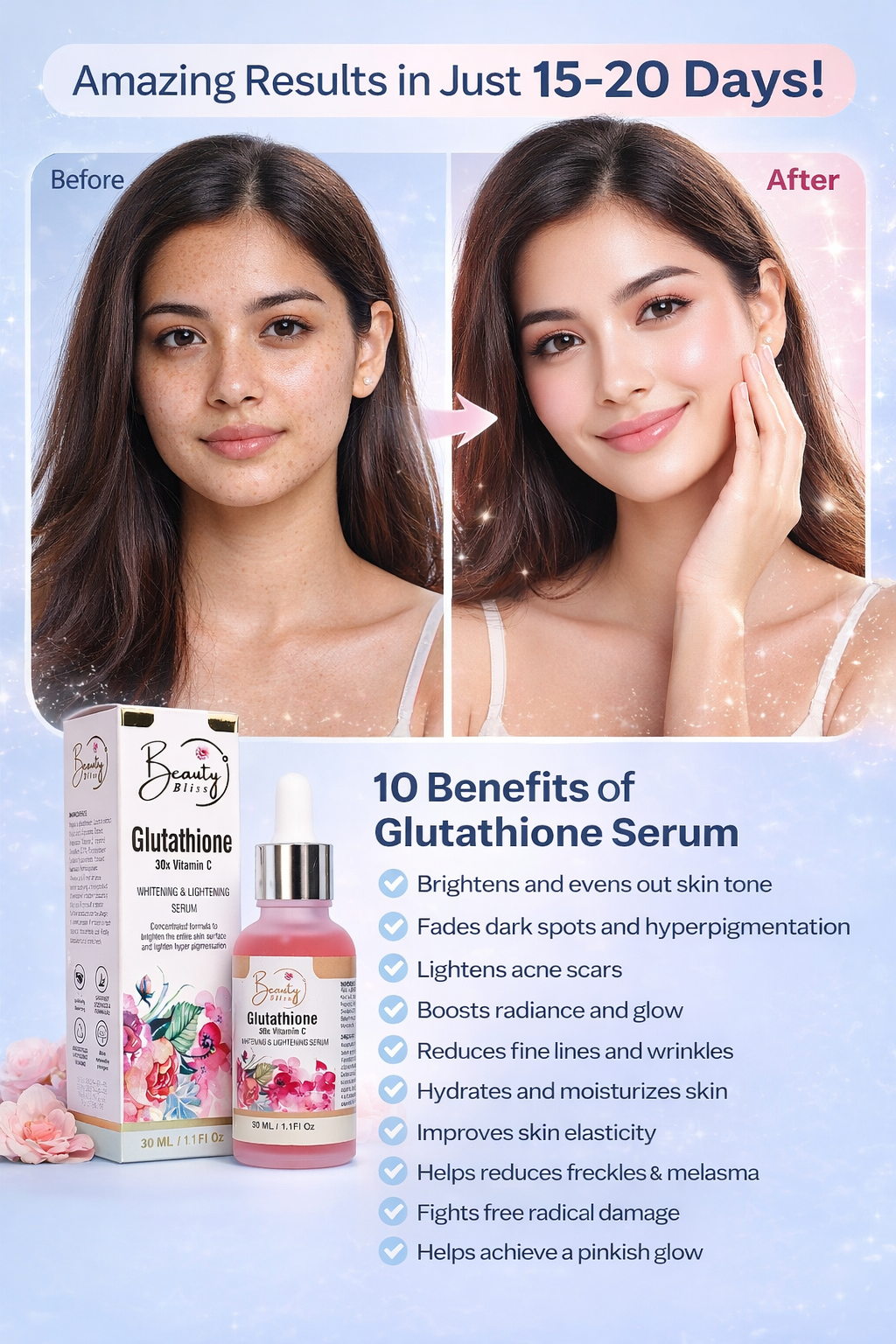 30X VITAMIN C SERUM + GLUTATHIONE