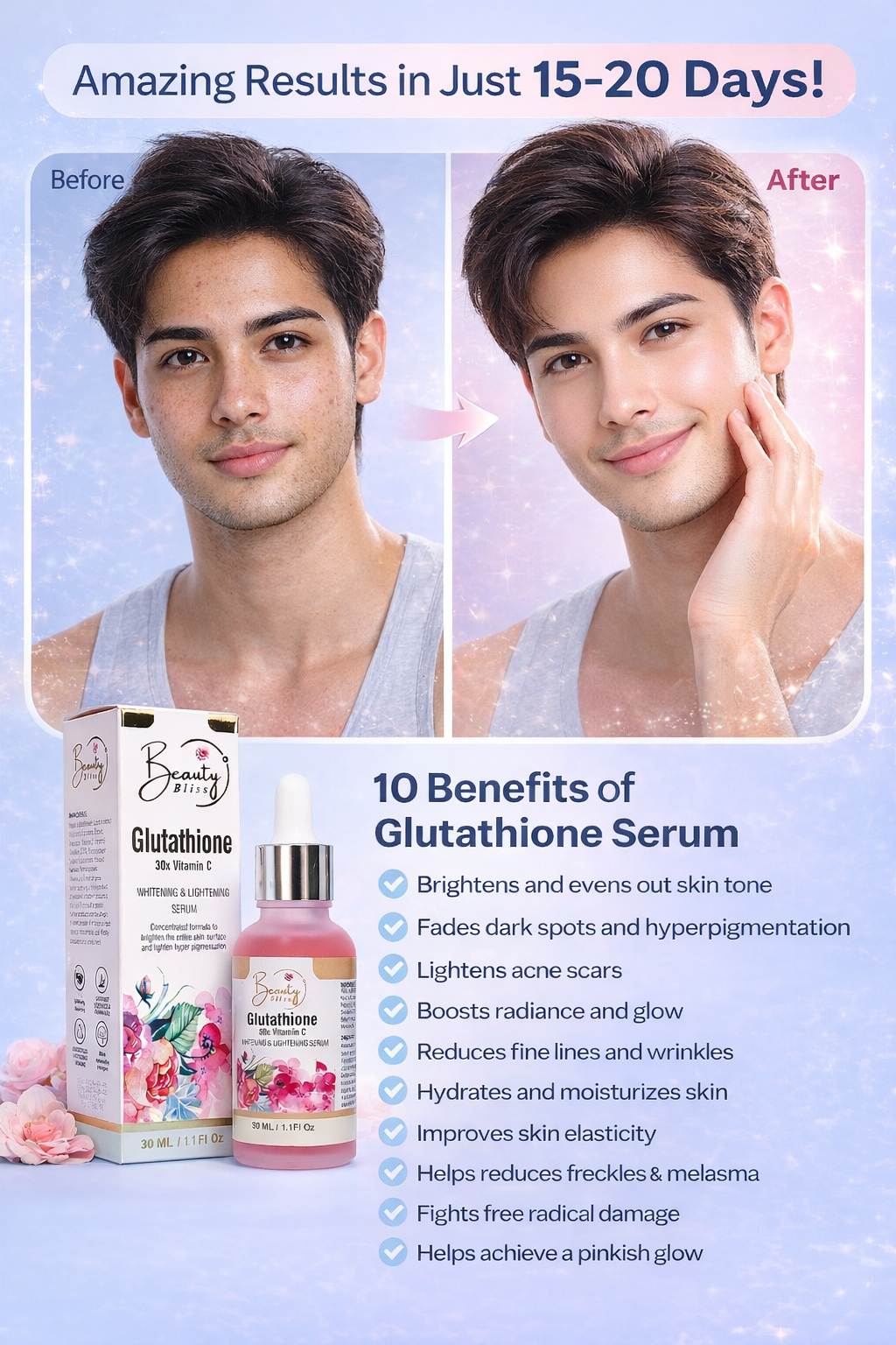 30X VITAMIN C SERUM + GLUTATHIONE