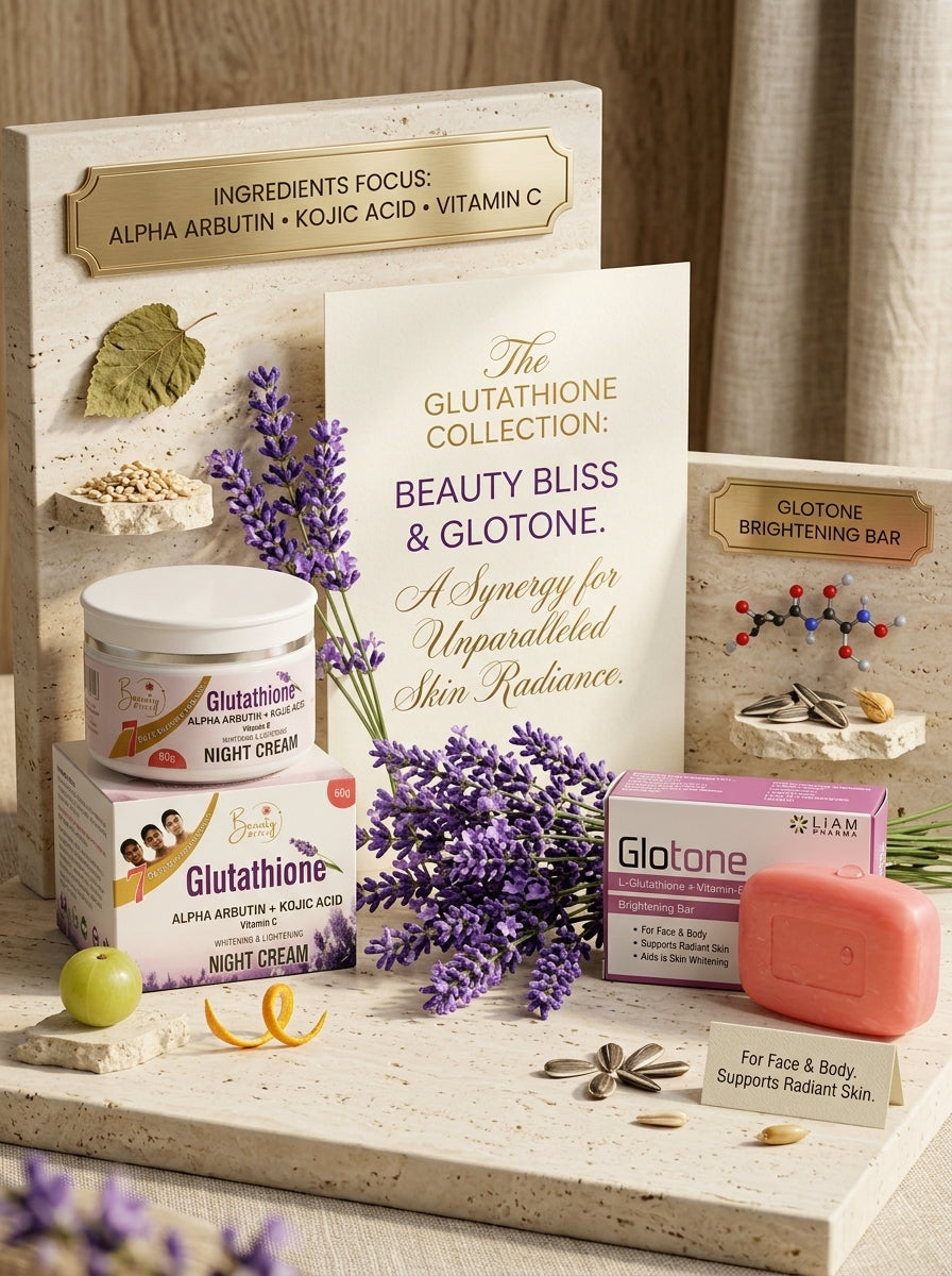 Glutathione Night Cream & Glutathione Soap Deal