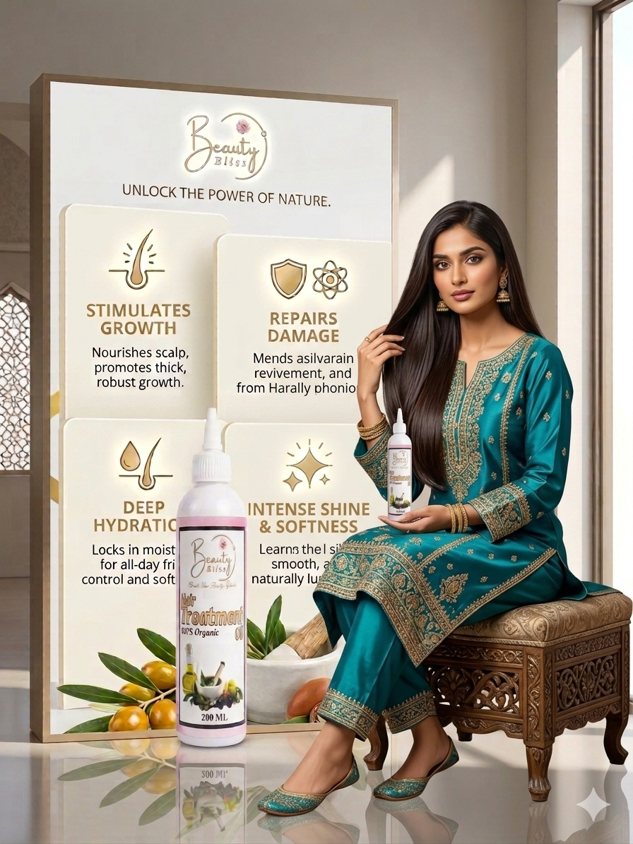 Hair care Oil 100% Organic 200 ML BIG SIZE