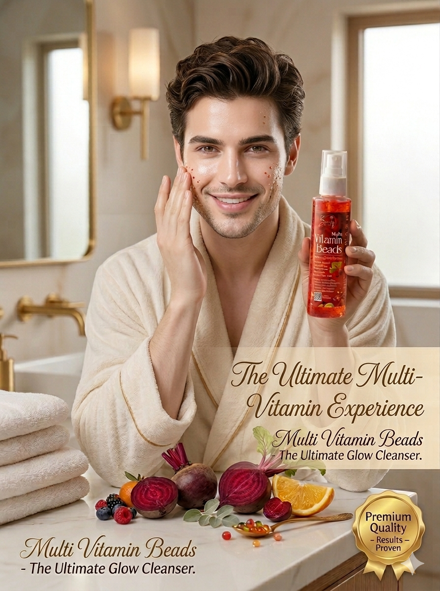 Face wash Multi Vitamins Beads Jelly Cleanser