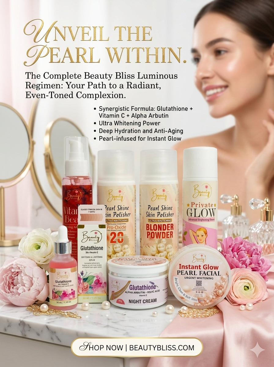 ( Wedding Deal 6 Products ) Glutathione Serum + Face Wash + Skin polisher + Urgent Facial + Night Cream + Private Glow