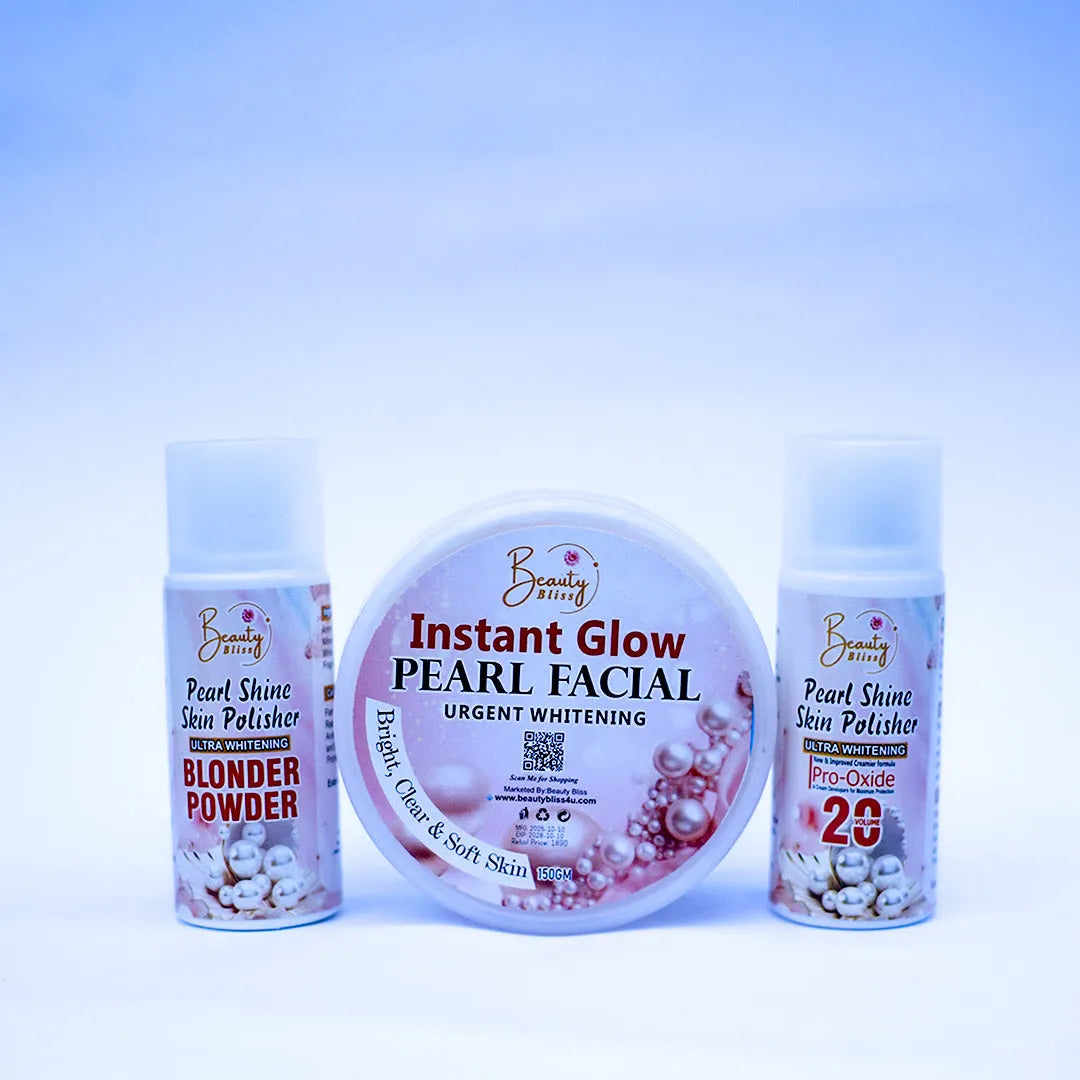 ( Shine Glow Deal ) Pearl Facial Clear & Glow With Free Skin Polisher