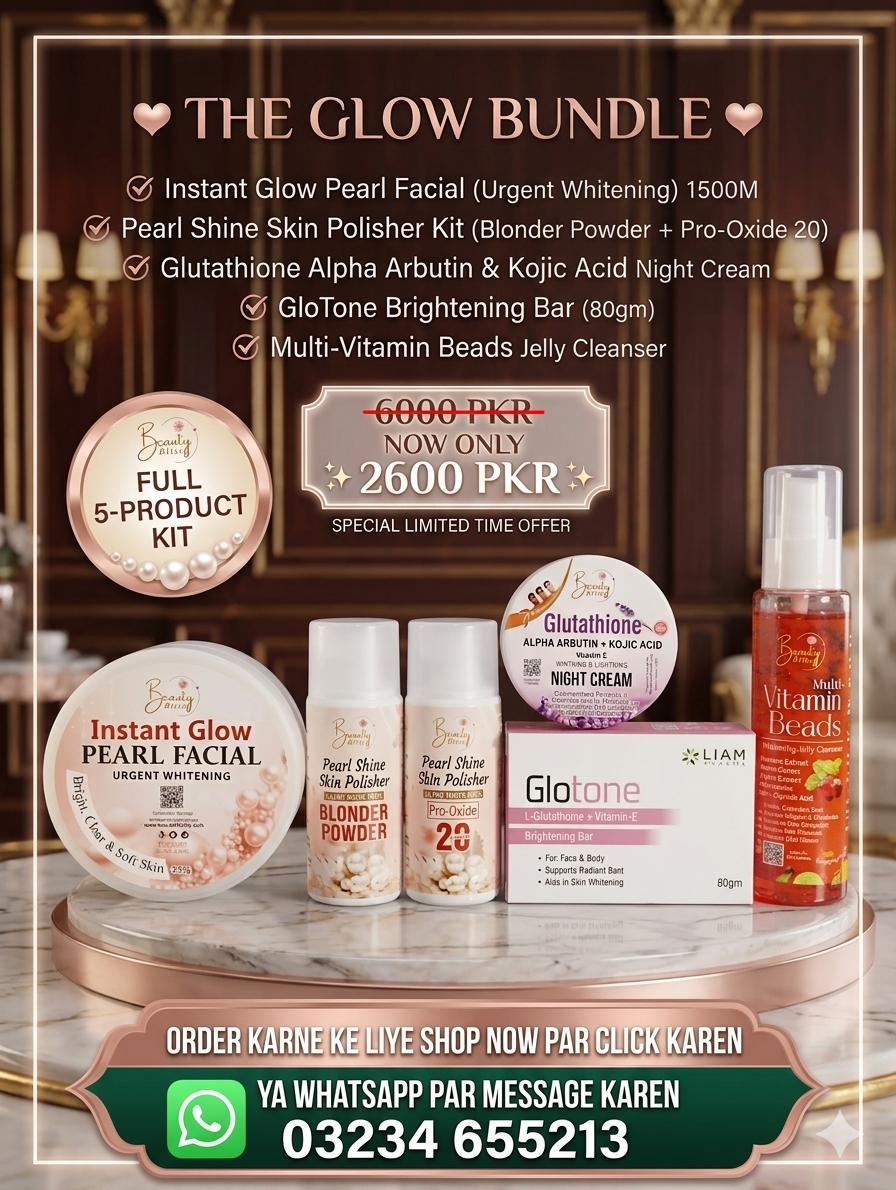 Glow Bundle 5 Products Hot selling 1 Skin Polisher Free Gift