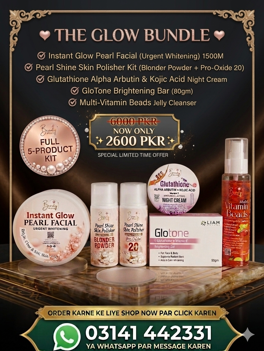 Glow Bundle 5 Products Hot selling 1 Skin Polisher Free Gift