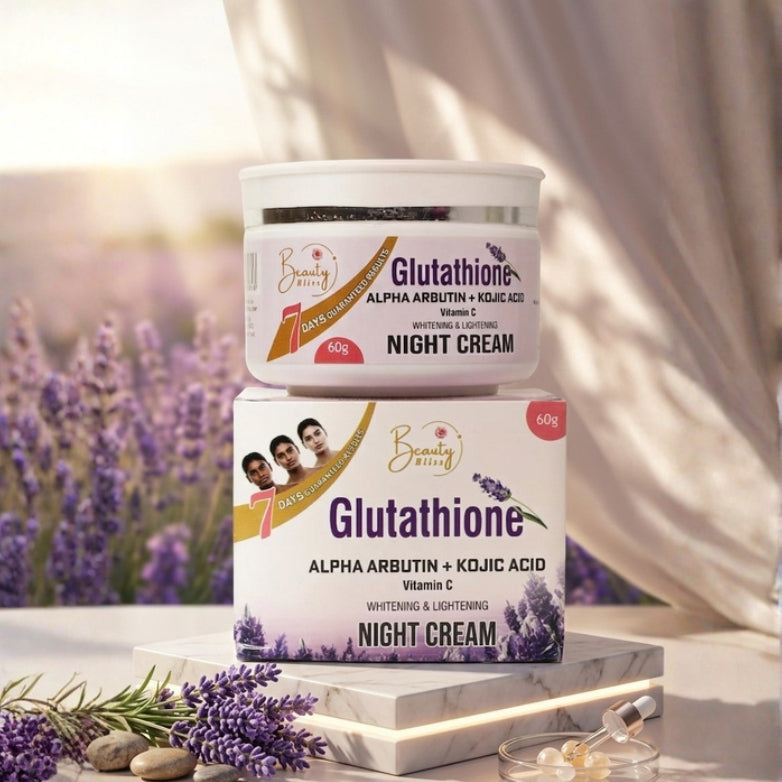 Glutathione Night Cream Best Result ( Face , Hand & Feet Cream )